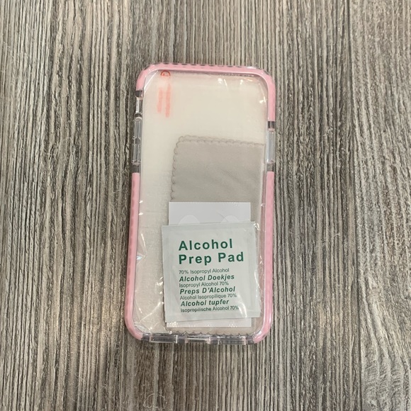 iPhone X clear case with pink lining - Picture 4 of 4